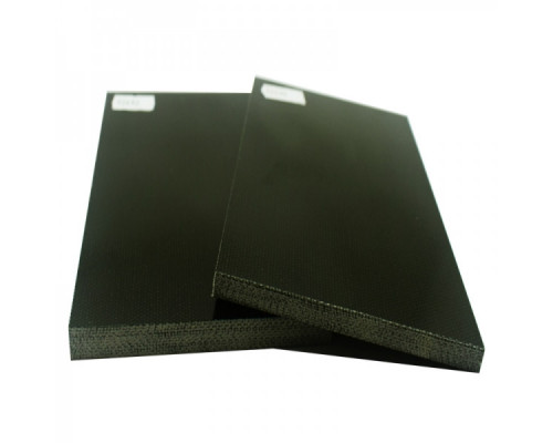 Micarta slips No. 92492 dark green textured 8.2x80x130 mm